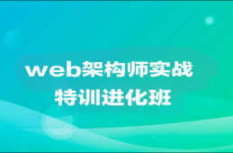 web架构师实战特训进化班|价值1万